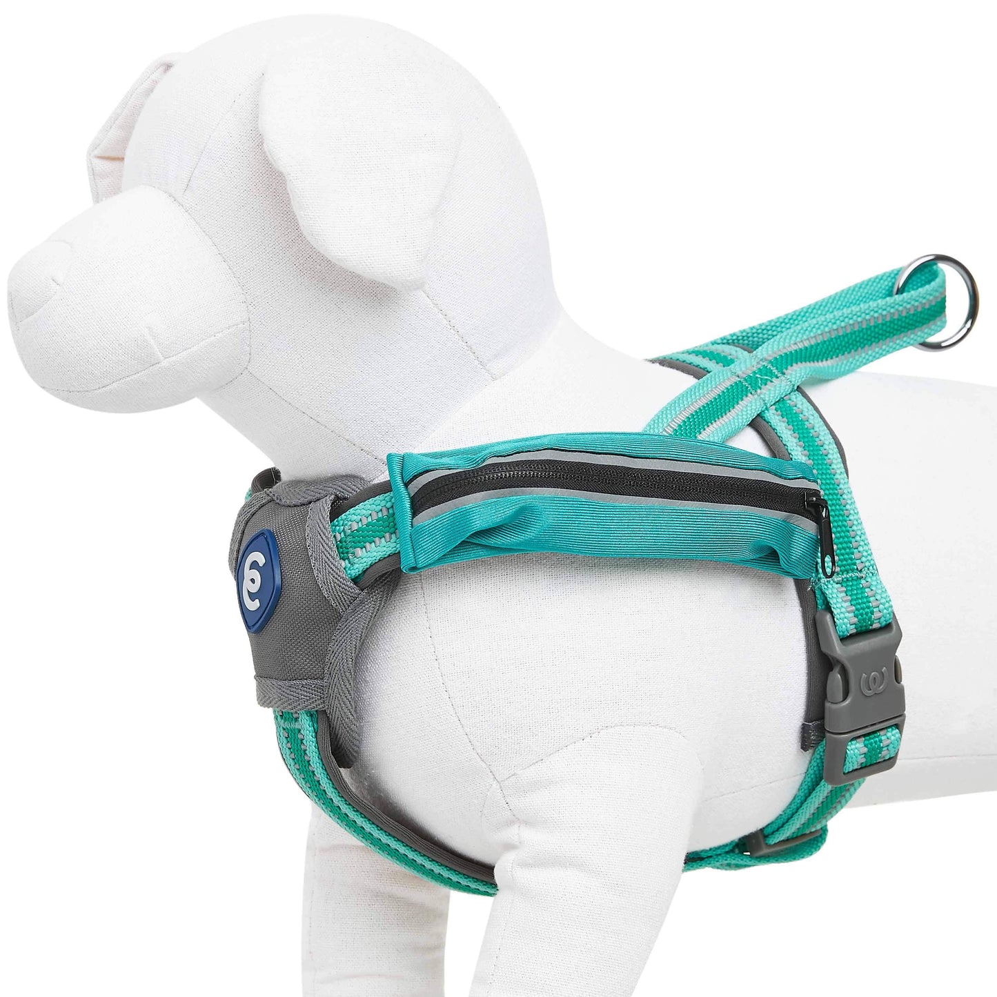 Back to Basics Reflective Dog Harness with Treat Pocket