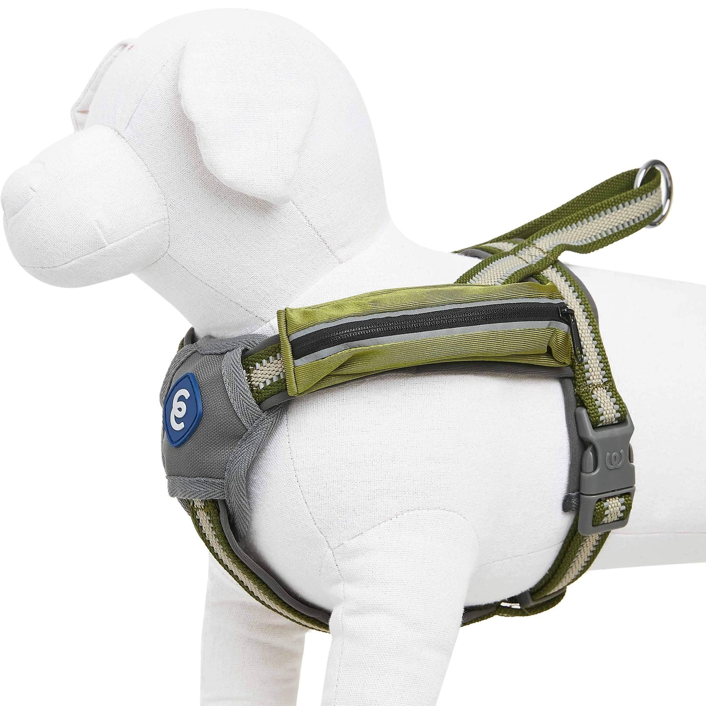 Back to Basics Reflective Dog Harness with Treat Pocket