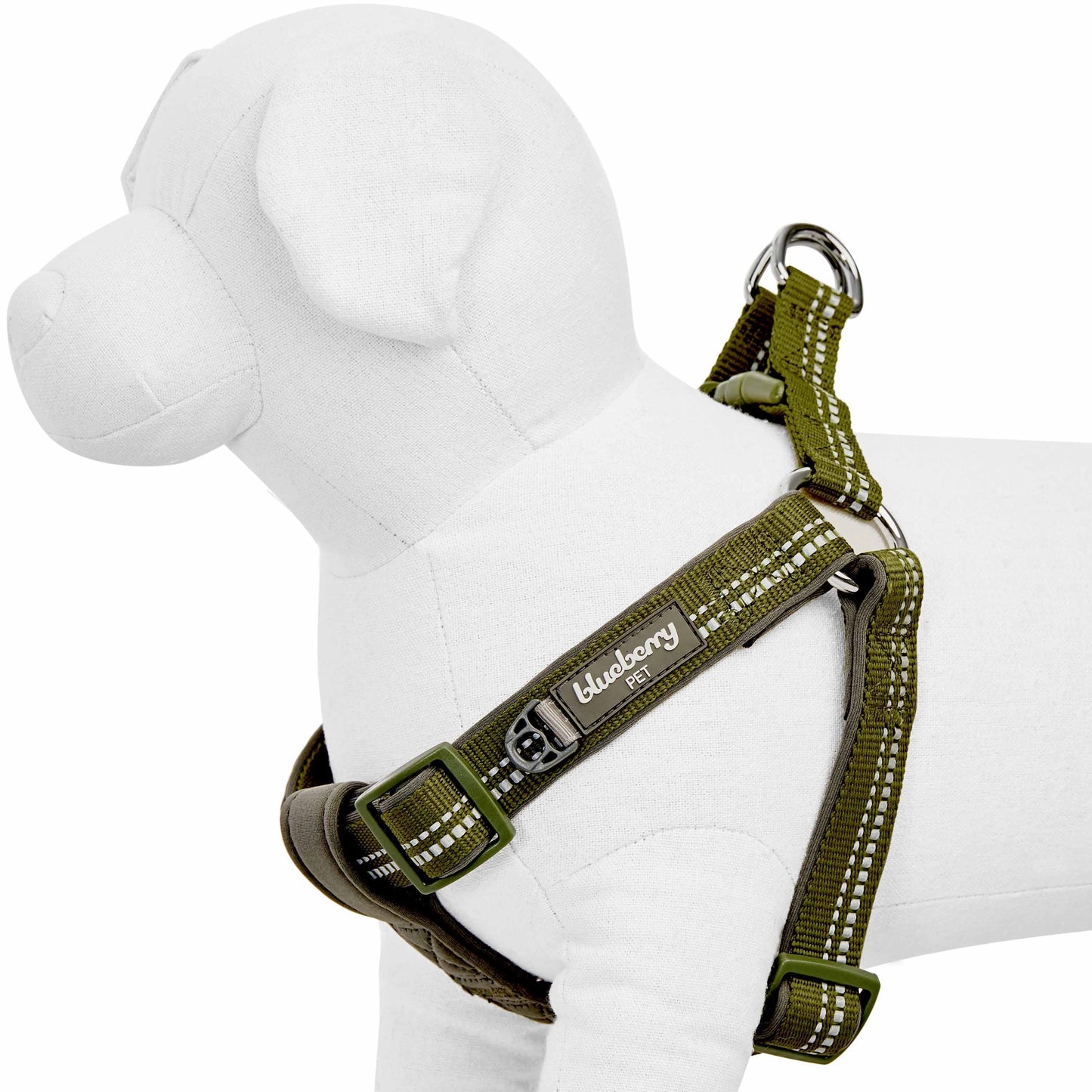 Reflective Hues of Spring 3M Reflective Neoprene Padded Dog Harness