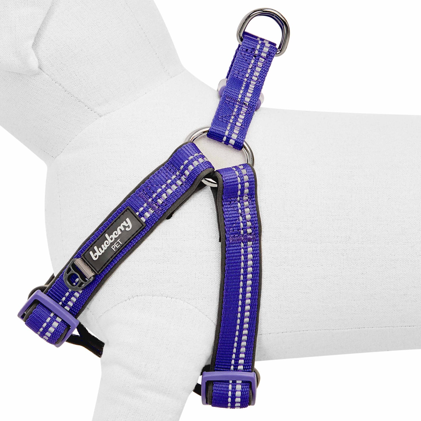 Reflective Hues of Spring 3M Reflective Neoprene Padded Dog Harness