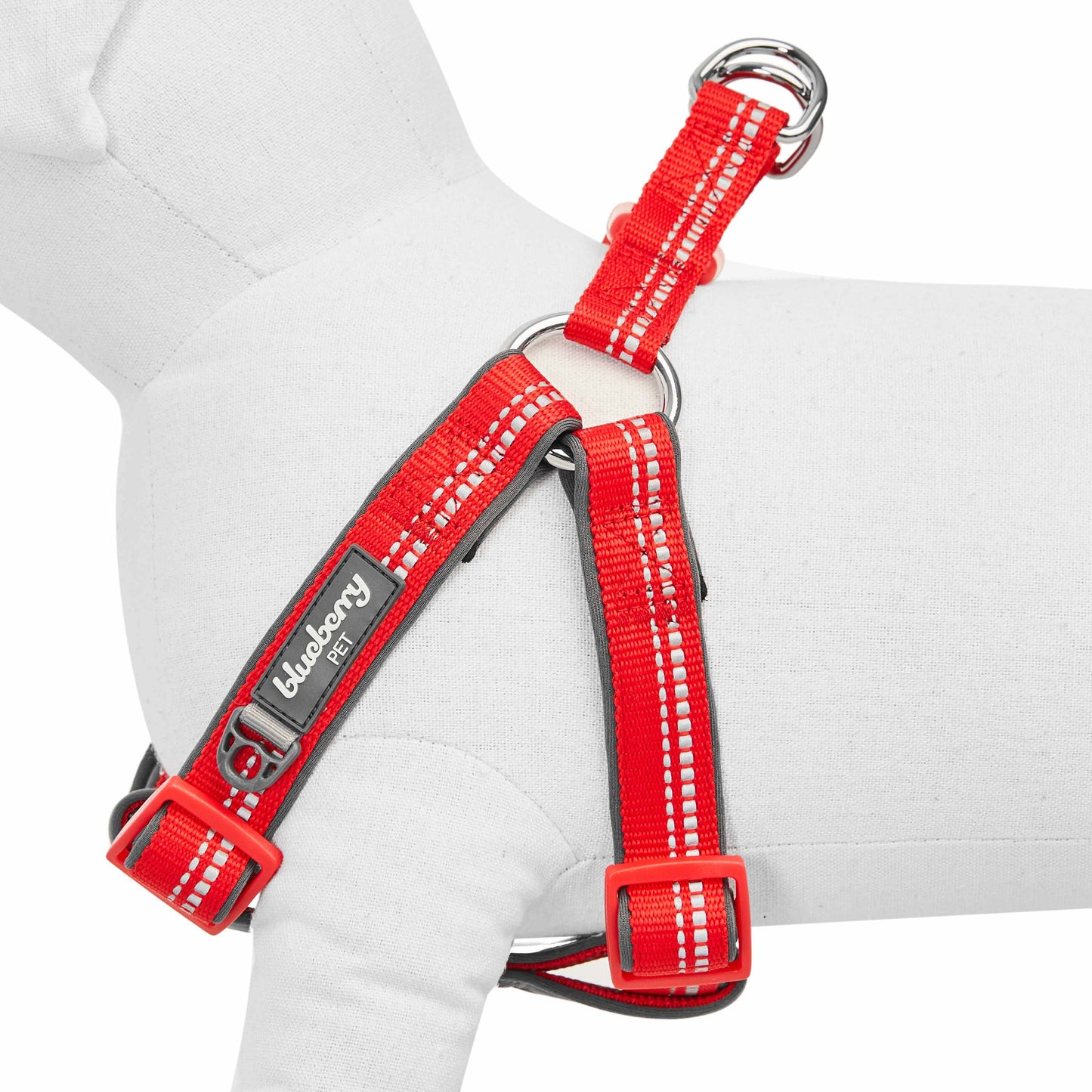 Reflective Hues of Spring 3M Reflective Neoprene Padded Dog Harness