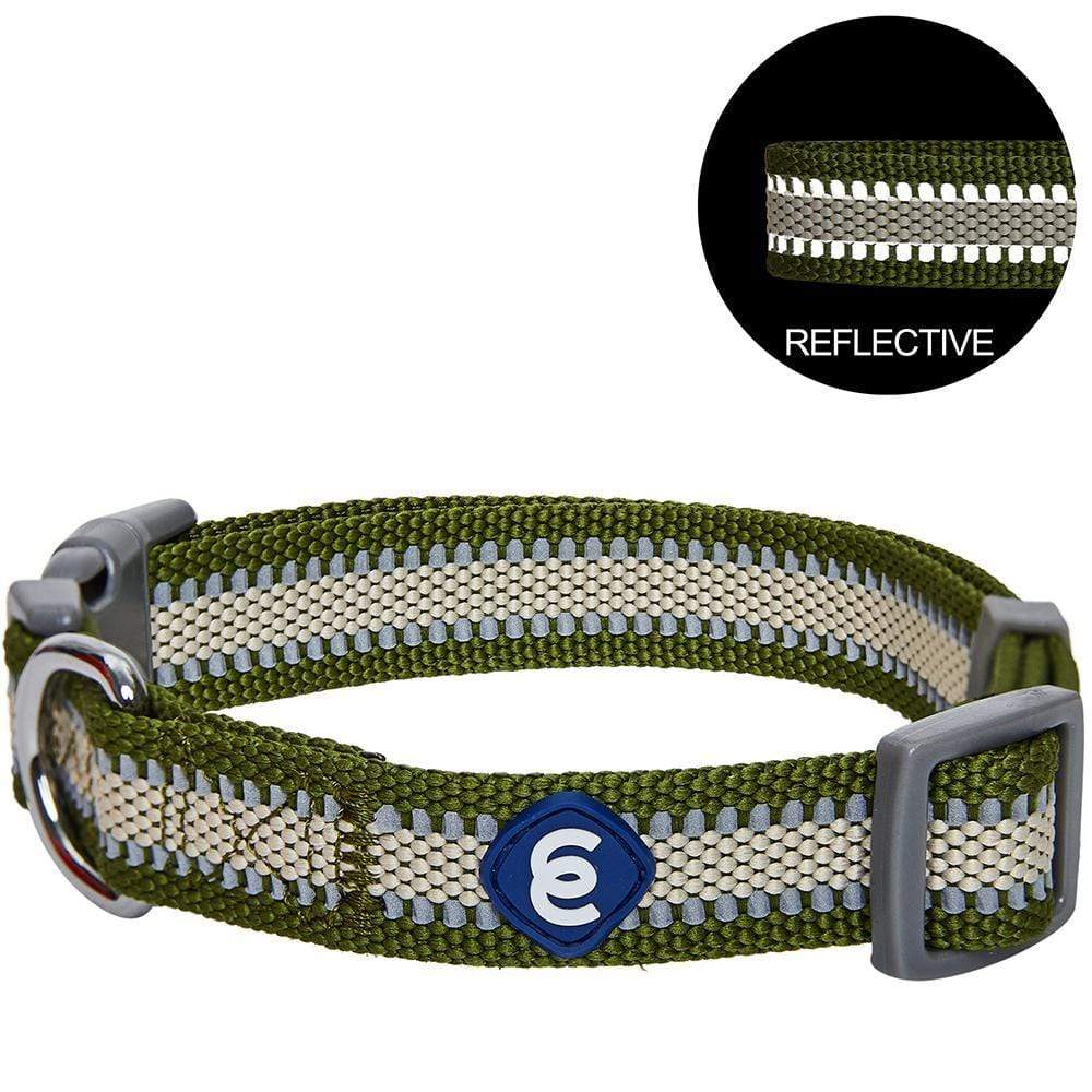 Back to Basics Reflective Dog Collar