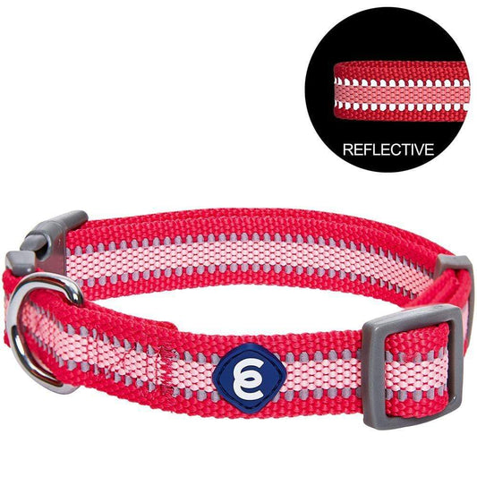 Back to Basics Reflective Dog Collar
